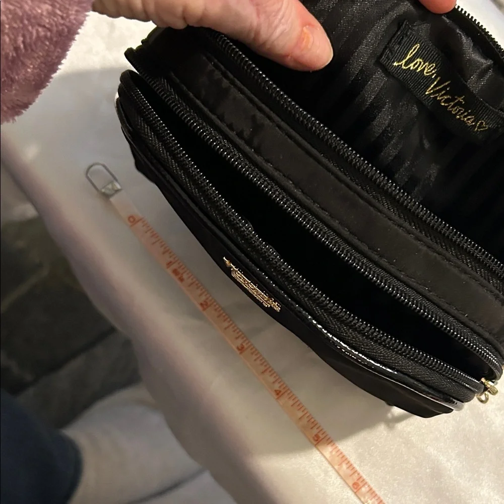 Victoria's Secret Sleek Black Pouch